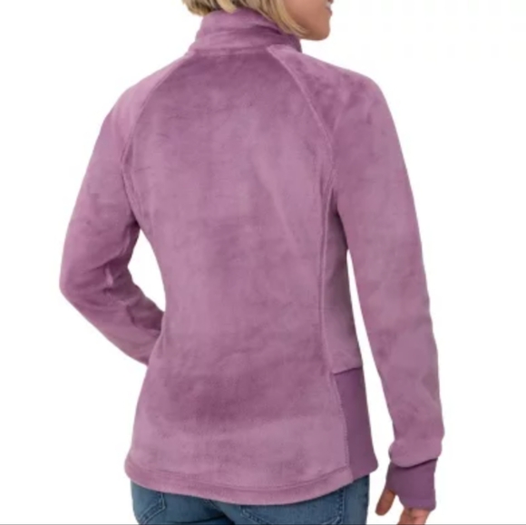 Free Country Women's Plush Butter Pile Jacket Plum Color Size XXL - Picture 3 of 8